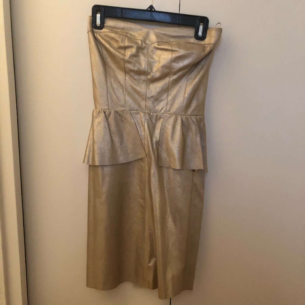 Rebecca Taylor Gold Dress